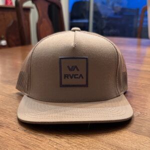 RVCA Tan Mesh Cap